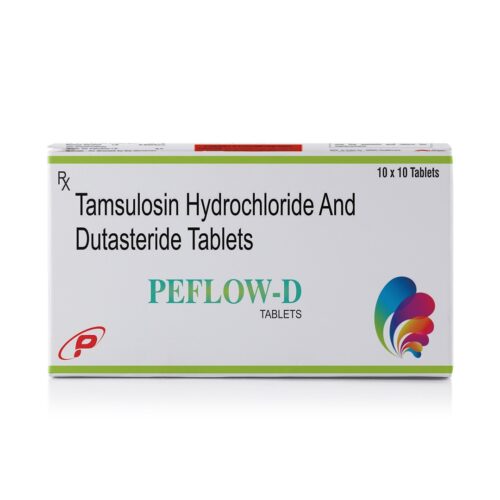 Tamsulosin 0.4 mg SR and Dutasteride 0.5 mg Tablet | Peflow-D