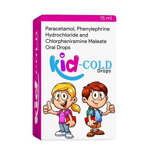 Paracetamol Phenylephrine Hydrochloride Chlorpheniramine Maleate Oral Drops | Kid-Cold Drops