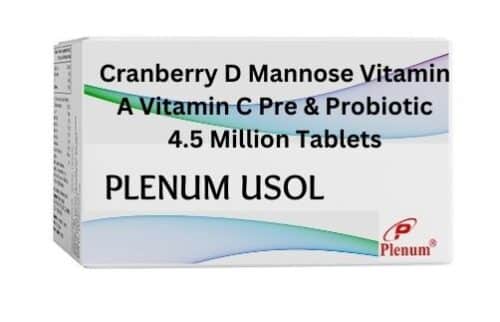 Cranberry D Mannose Vitamin A Vitamin C Pre & Probiotic 4.5 Million Tablets