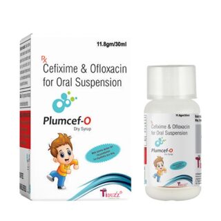 Cefixime & Ofloxacin for Oral Suspension | Plumcef-O Syrup