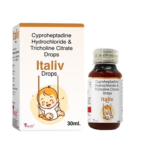 Cyproheptadine Hydrochloride & Tricholine Citrate Drops | Italiv