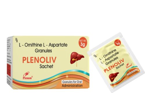 L-Ornithine L-Aspartate Granules | Plenoliv Sachet