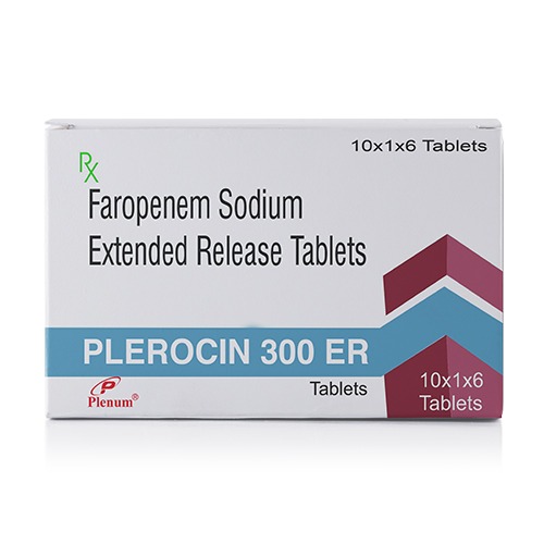 Faropenem Sodium Extended Release Tablets | Plerocin 300 ER